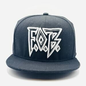 Fall Out Boy FOB Cap Embroidered Snap Back Black Men's Adjustable Hat